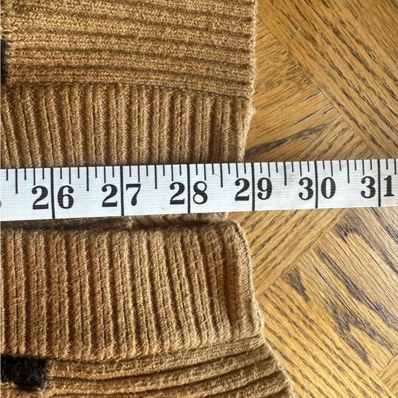 Men's M/L Leopard Print Cardigan with front pockets - Picture 4 of 5